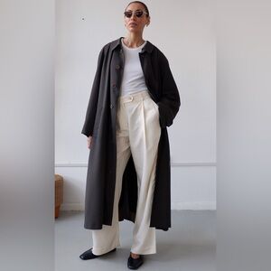 Vintage Allegri trench coat. Black. Italy